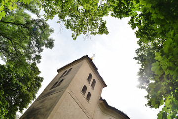 Rotunda of st. Petr and Pavel in Budec, Czech Republic