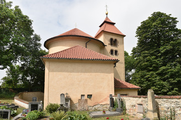 Rotunda of st. Petr and Pavel in Budec, Czech Republic