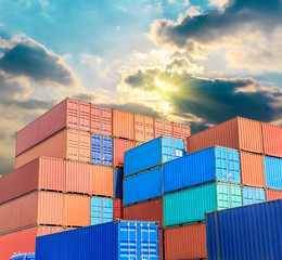 Industrial Container yard for Logistic Import Export business