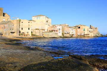 Fototapeta na wymiar Scenic Erbalunga on Corsica Island, France