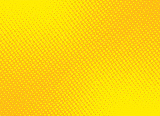 Obraz premium retro comic yellow background raster gradient halftone, stock vector illustration eps 10