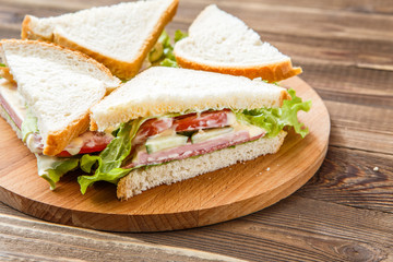 Photo on top of burgers