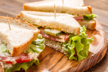 Picture of canape with toothpicks