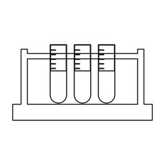 Test tube   the black color icon .
