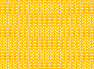 Honeycomb background. Hexagon seamless pattern