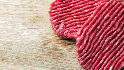 Fototapeta premium Haschiertes Fleisch