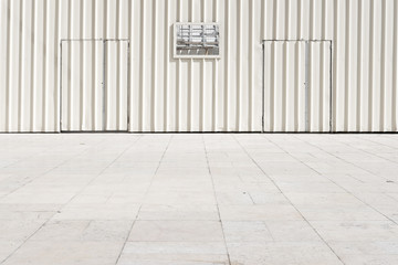 mur palissade porte chantier sol fond