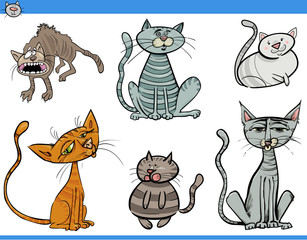 cat characters set