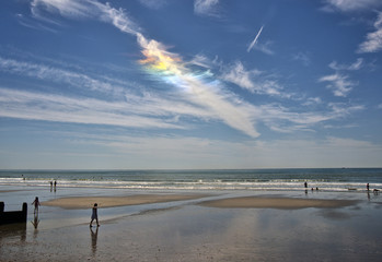iridescent clouds