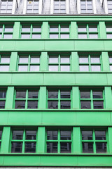 Modern green building in Berlin, Germany