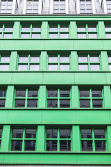 Obraz premium Modern green building in Berlin, Germany