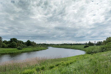 River Venta at Skrunda, Latvia.