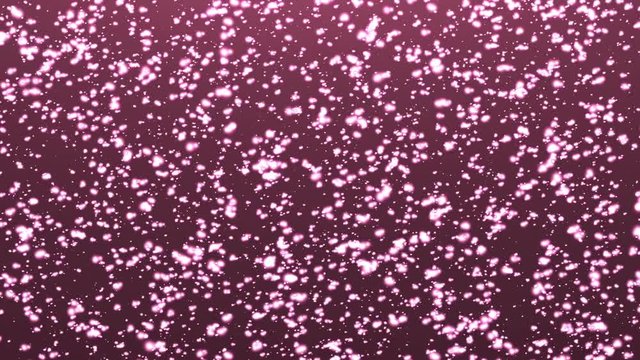 The pink particle that rises