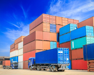 Industrial Container yard for Logistic Import Export business