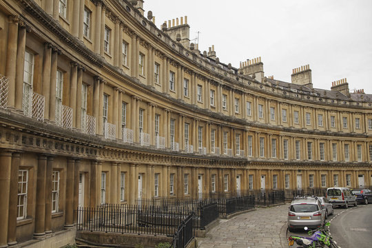 Royal Crescent In Bath