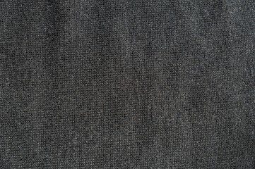 Fototapeta na wymiar Close up of plain grey woolen textile