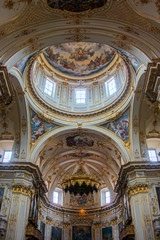 Obraz premium BERGAMO, LOMBARDY/ITALY - JUNE 25 : Interior View of the Cathedral of St Alexander in Bergamo on June 25, 2017