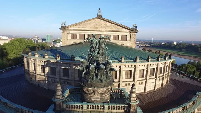 Dresden City Opera Arial - Drone 