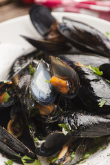 Fresh mussels