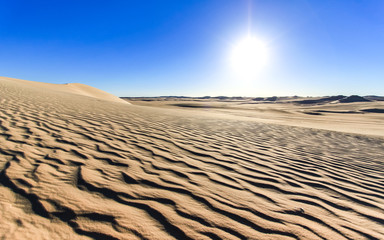 A stunning view of the Western Desert around the Siwa Oasis, Egypt.