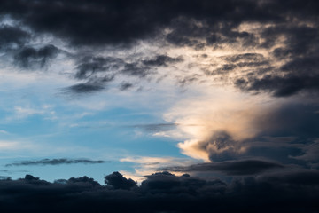 Beautiful Cloud On Evening In Phetchabun,Thailand.