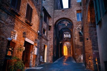 Siena street archway