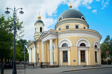 Obraz na płótnie Canvas Church of the consolation of all the afflicted in Bolshaya Ordynka street. Moscow