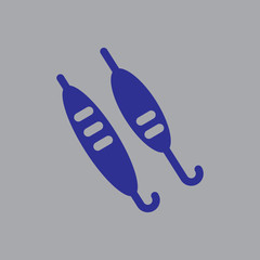 Vector illustration of Doner Kebab on pole, grilling with fat