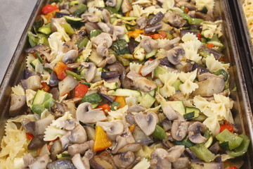 Pasta Farfalle mit Gemüse