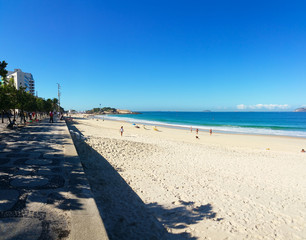 Ipanema and Arpoador Beach in Rio de Janeiro Brazil