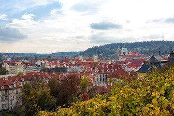 Fototapeta premium Autumn in Prague, Czech Republic