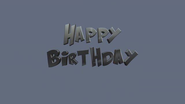 happy birthday animation