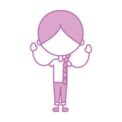 cute girl character icon vector illustration design