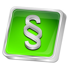 Law paragraph button - 3D illustration