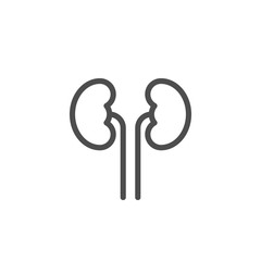 Kidneys line icon