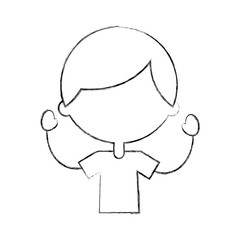 Obraz na płótnie Canvas cute boy character icon vector illustration design