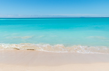 Fototapeta na wymiar Beautiful beach in Antigua