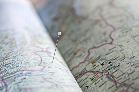 Pin in map