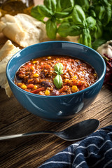 Mexican chili con carne.