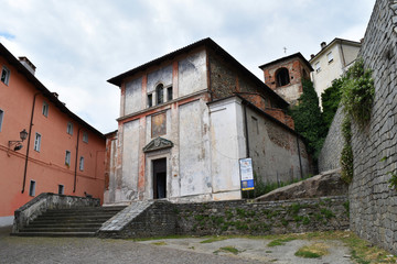 An ancient and ruined church in Pinerolo, Italy.
