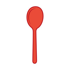 spoon cutlery isolated icon vector illustration design