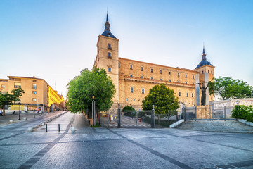 Naklejka na ściany i meble Toledo, Spain: the Alcasar 