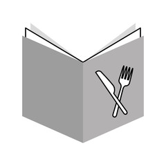 recipe book isolated icon vector illustration design