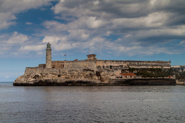 Fototapeta na wymiar Morro castle in Havana, Cuba