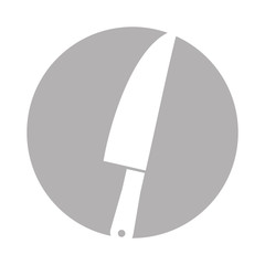 kitchen knife cutlery icon vector illustration design