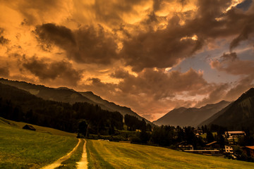 Apocalyptic landscape