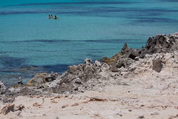 In Ses Illetes beach