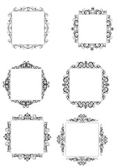 Vintage baroque frame