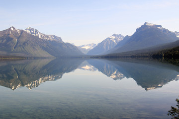 Fototapeta na wymiar Montana Lake McDonald