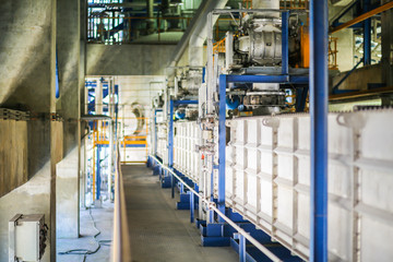 Walkway structure in chemical industrial plant